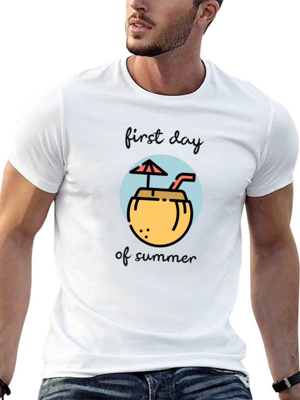 Tropical Coconut Drink T-Shirt