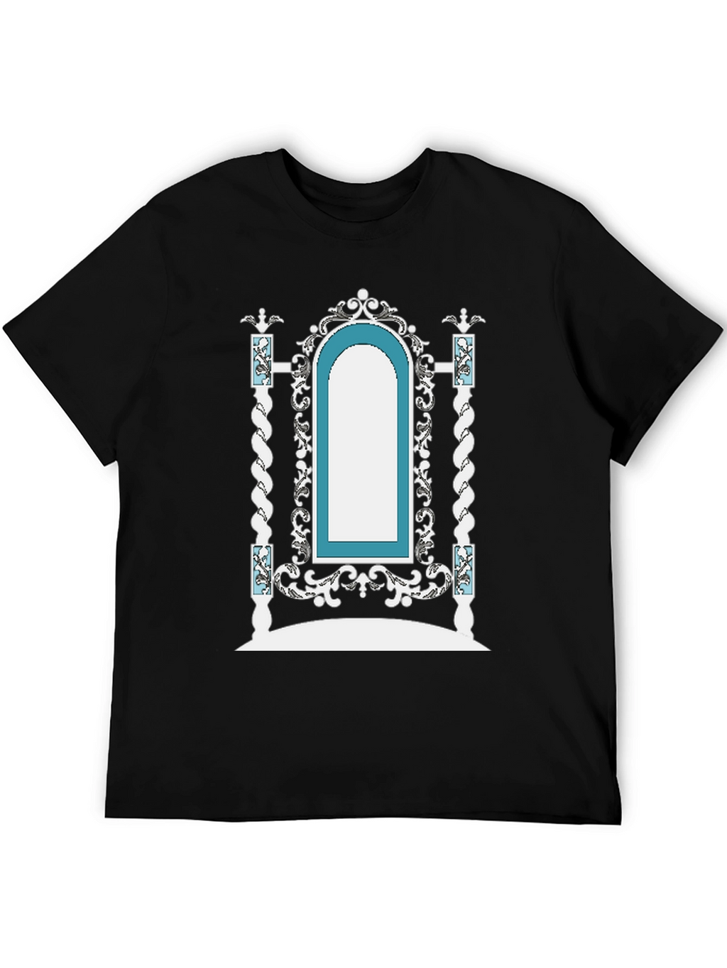 Ornate Archway Graphic Tee - Unique Fashion Statement