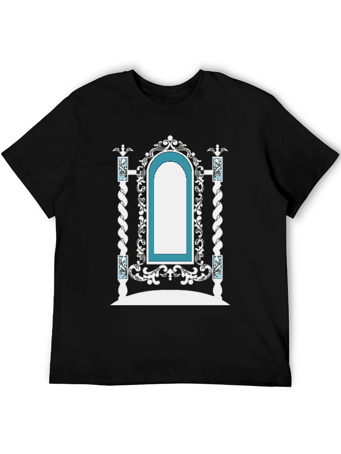 Ornate Archway Graphic Tee - Unique Fashion Statement