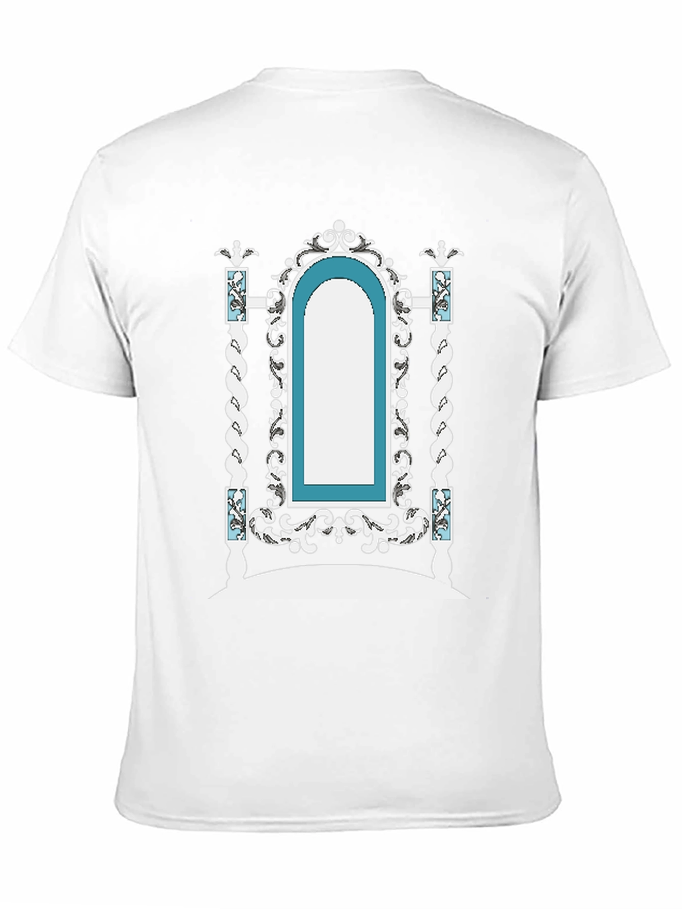 Ornate Archway Graphic Tee - Unique Fashion Statement