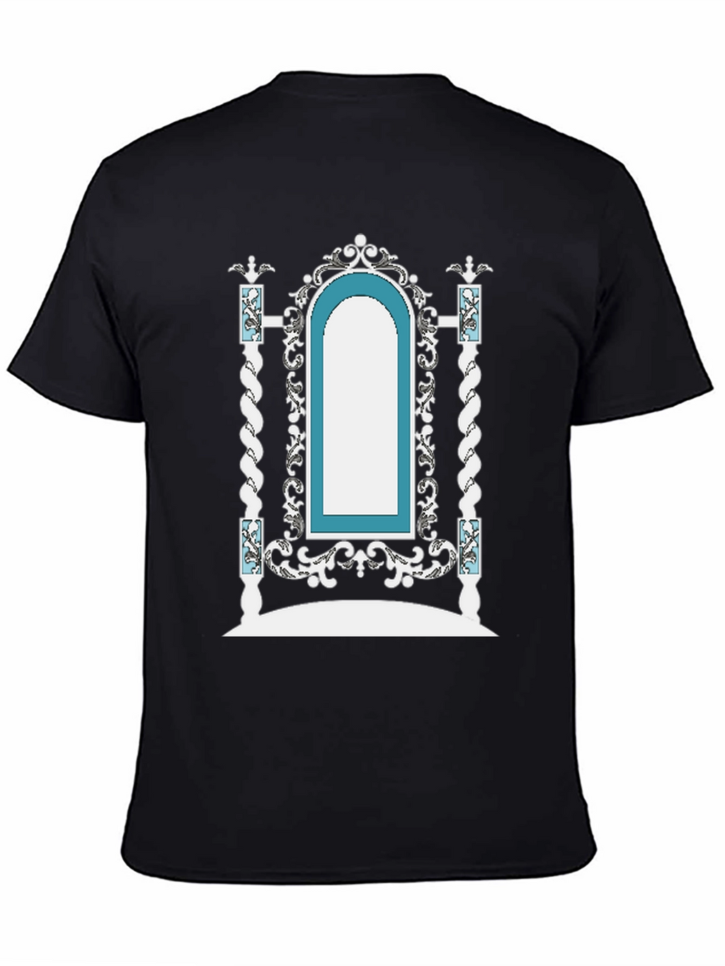 Ornate Archway Graphic Tee - Unique Fashion Statement