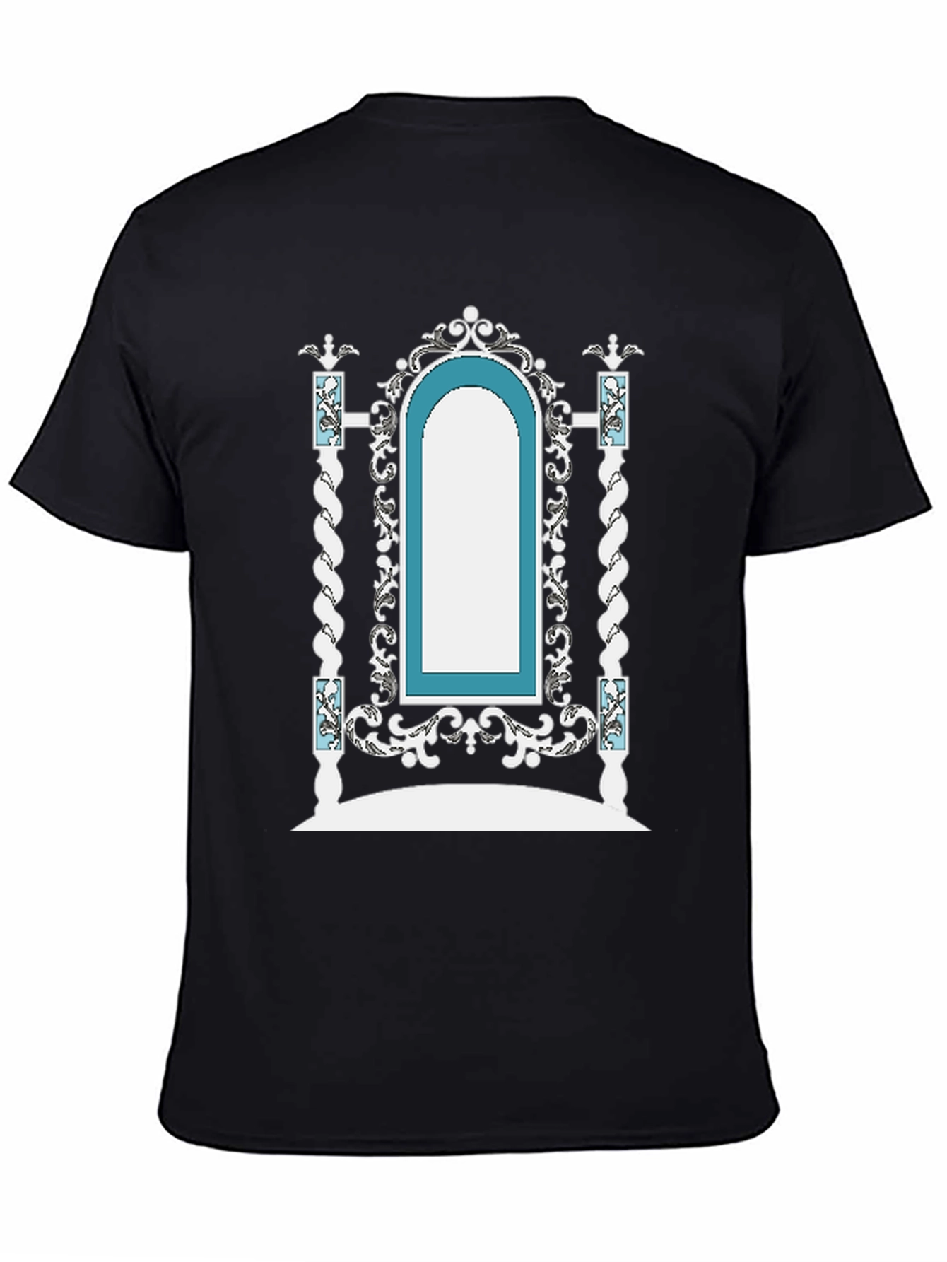 Ornate Archway Graphic Tee - Unique Fashion Statement