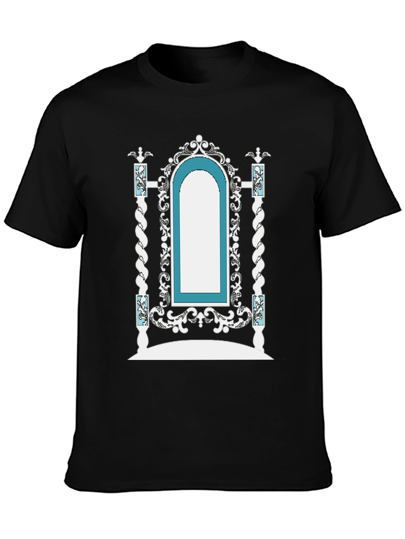 Ornate Archway Graphic Tee - Unique Fashion Statement