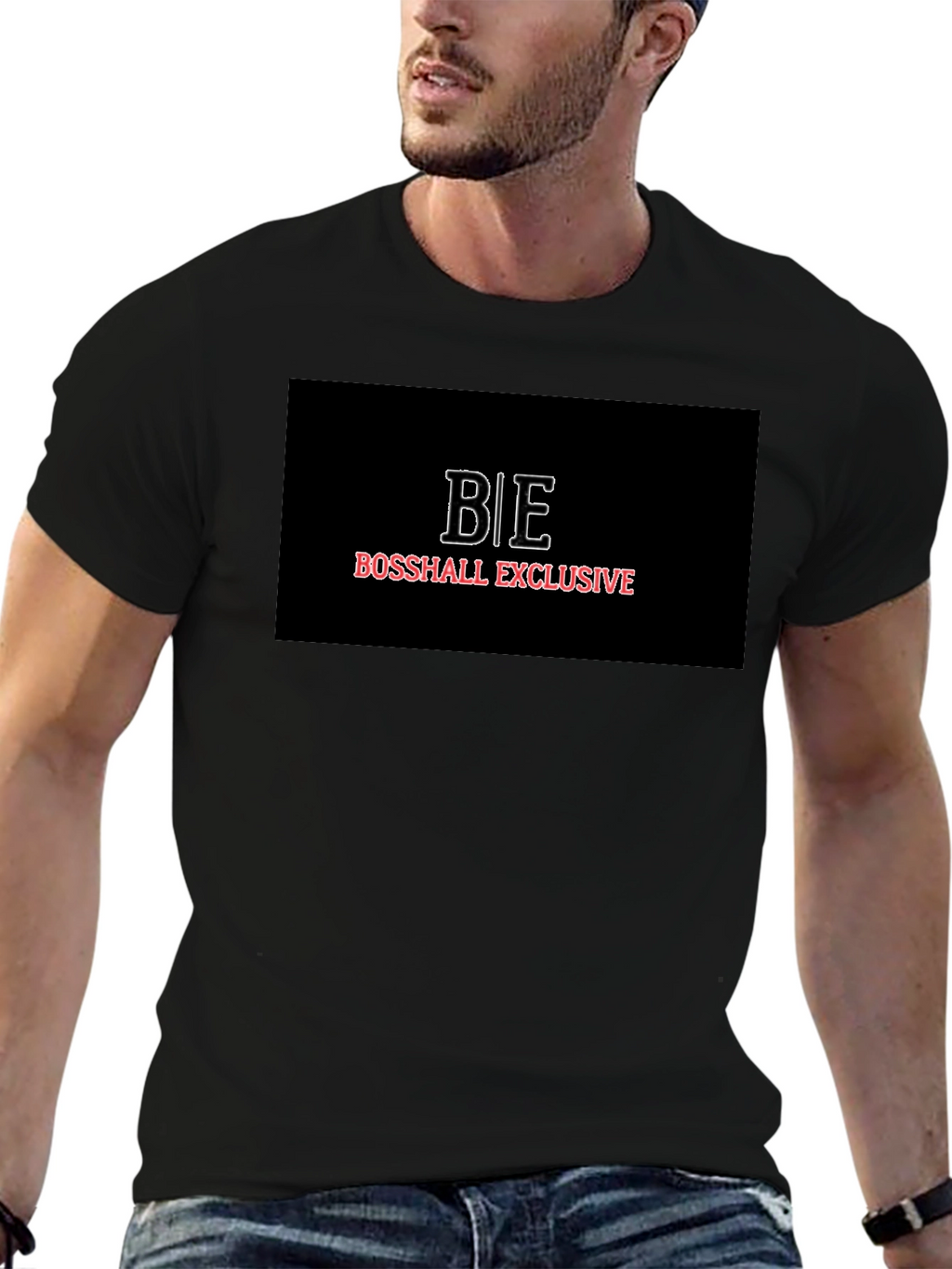 BossHall Exclusive BE Logo T-Shirt - Modern Style