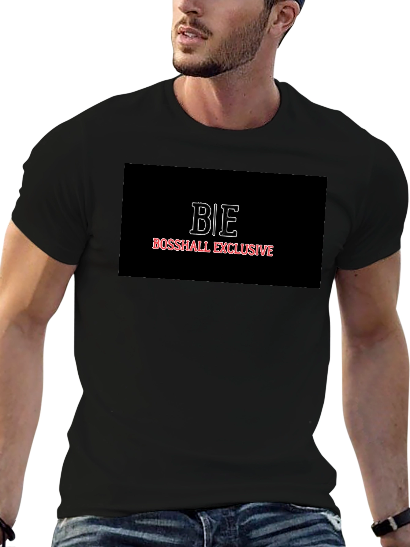 BossHall Exclusive BE Logo T-Shirt - Modern Style