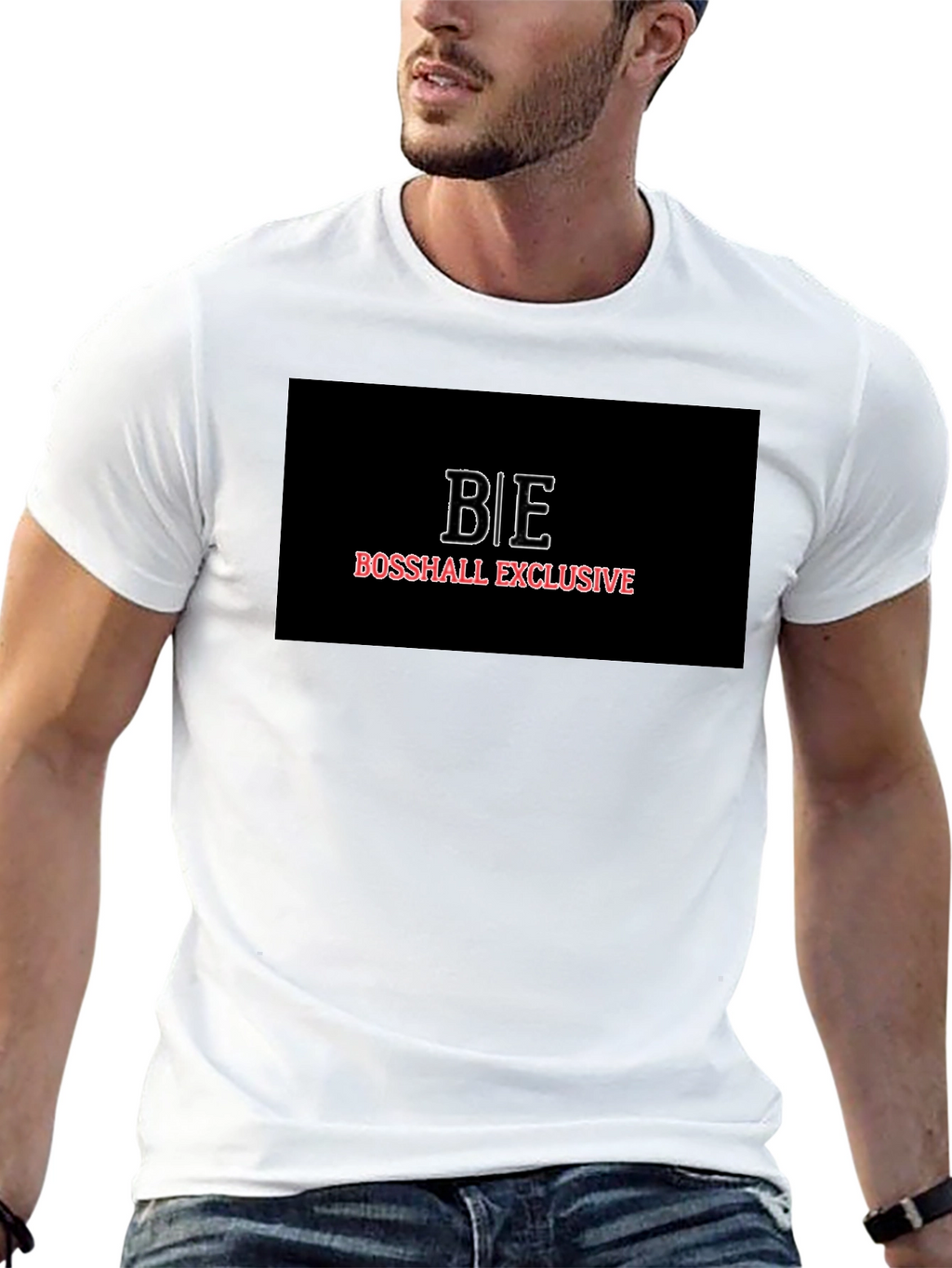BossHall Exclusive BE Logo T-Shirt - Modern Style