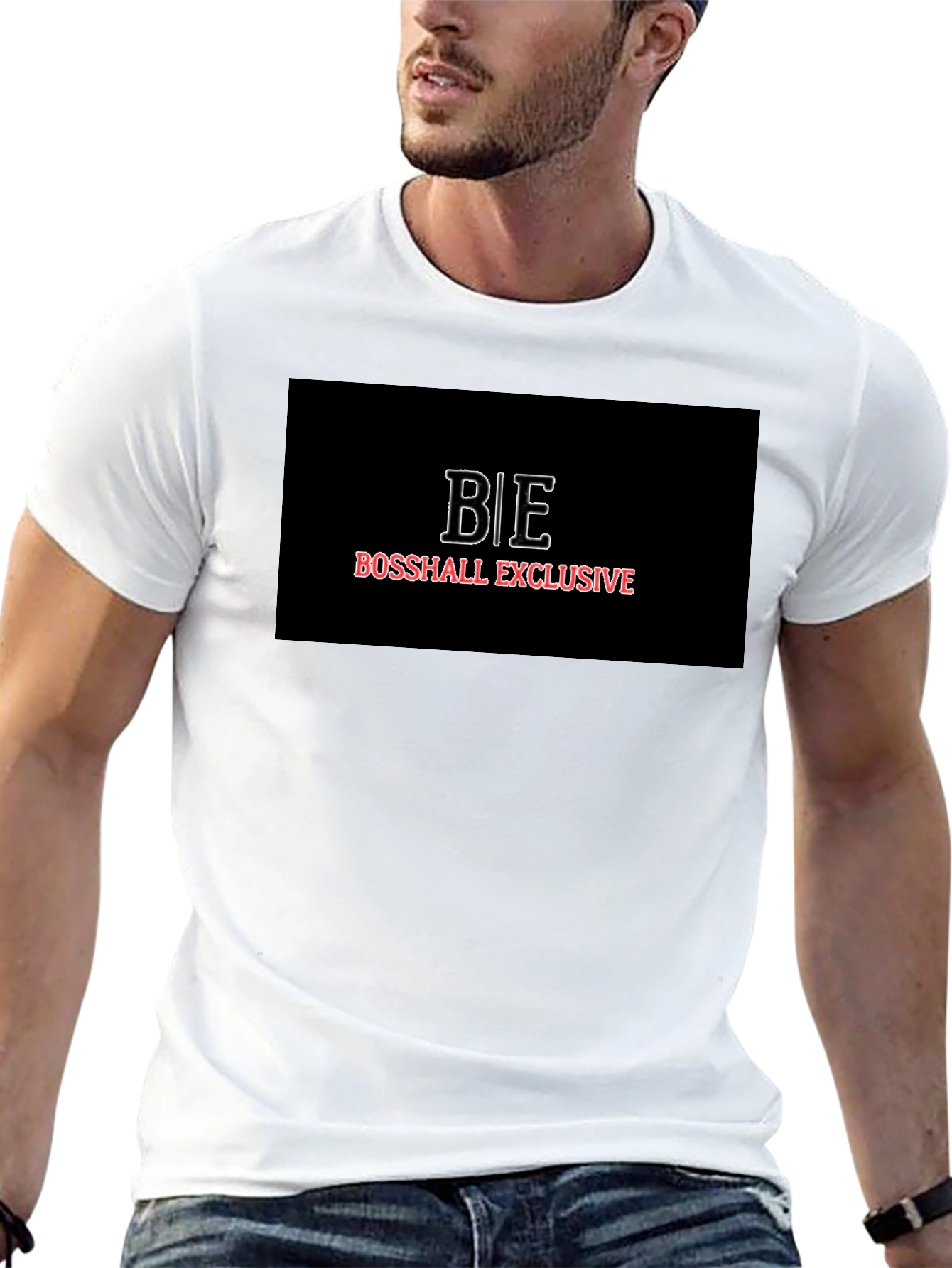 BossHall Exclusive BE Logo T-Shirt - Modern Style
