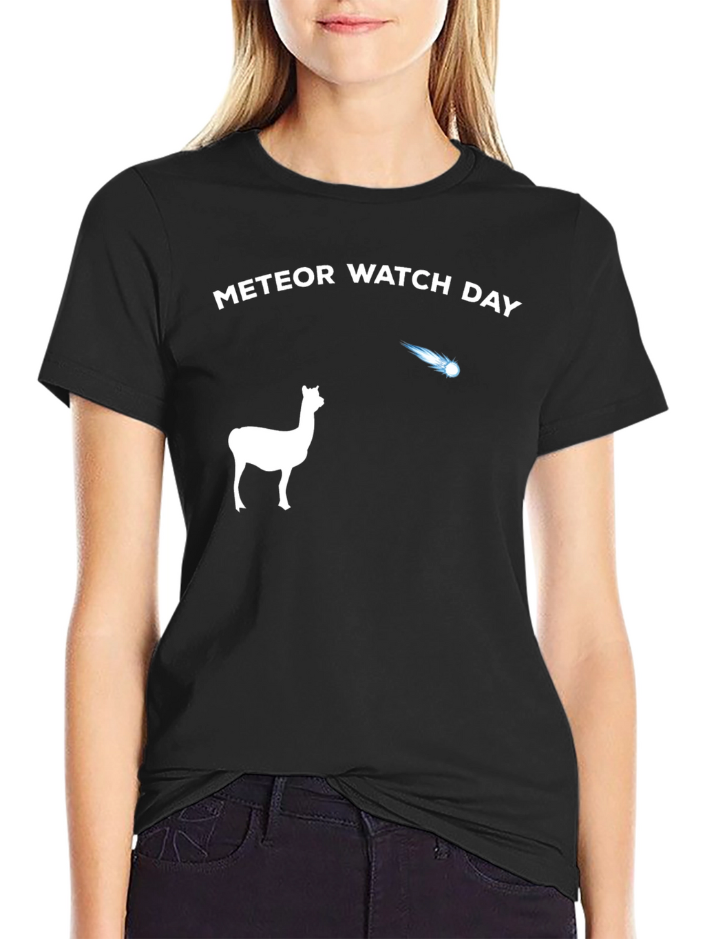 Meteor Watch Day Alpaca T-Shirt