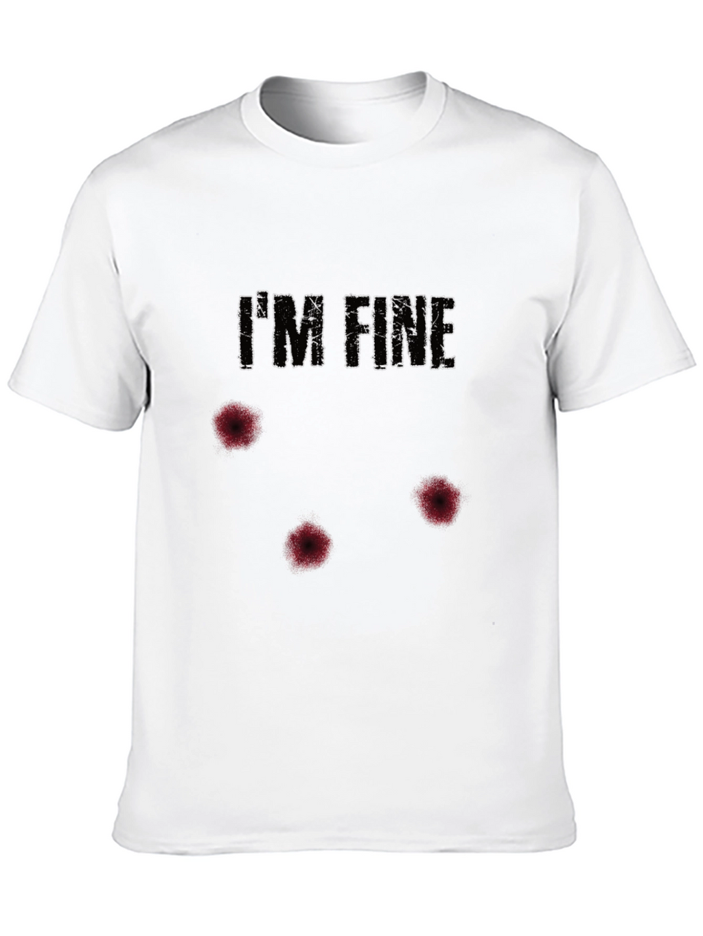 Im Fine Funny Graphic T-Shirt - Humor Tee