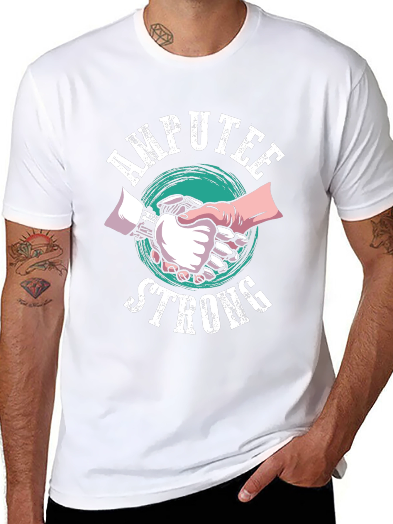 Amputee Strong Graphic T-Shirt