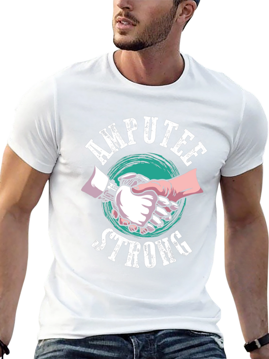 Amputee Strong Graphic T-Shirt