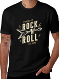 Rock n Roll Power Black T-Shirt