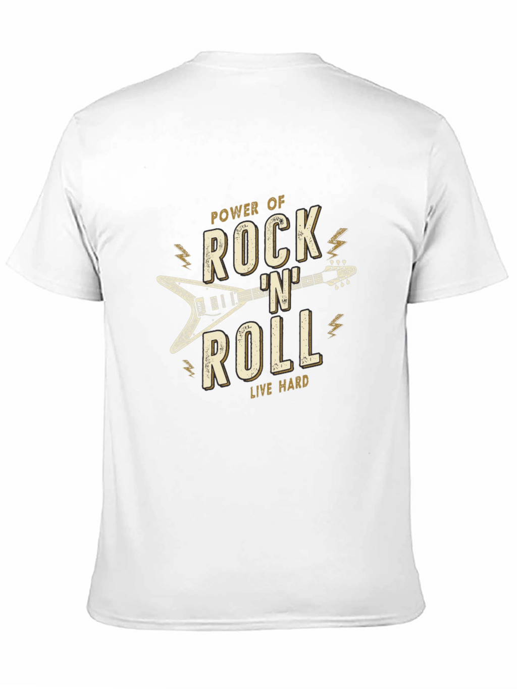 Rock n Roll Power Black T-Shirt