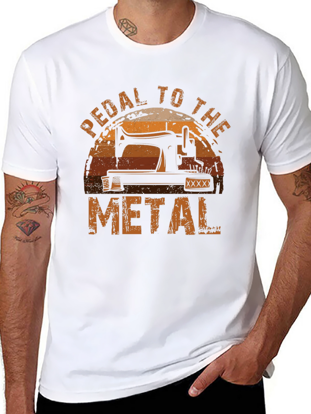 Pedal to the Metal Sewing T-Shirt