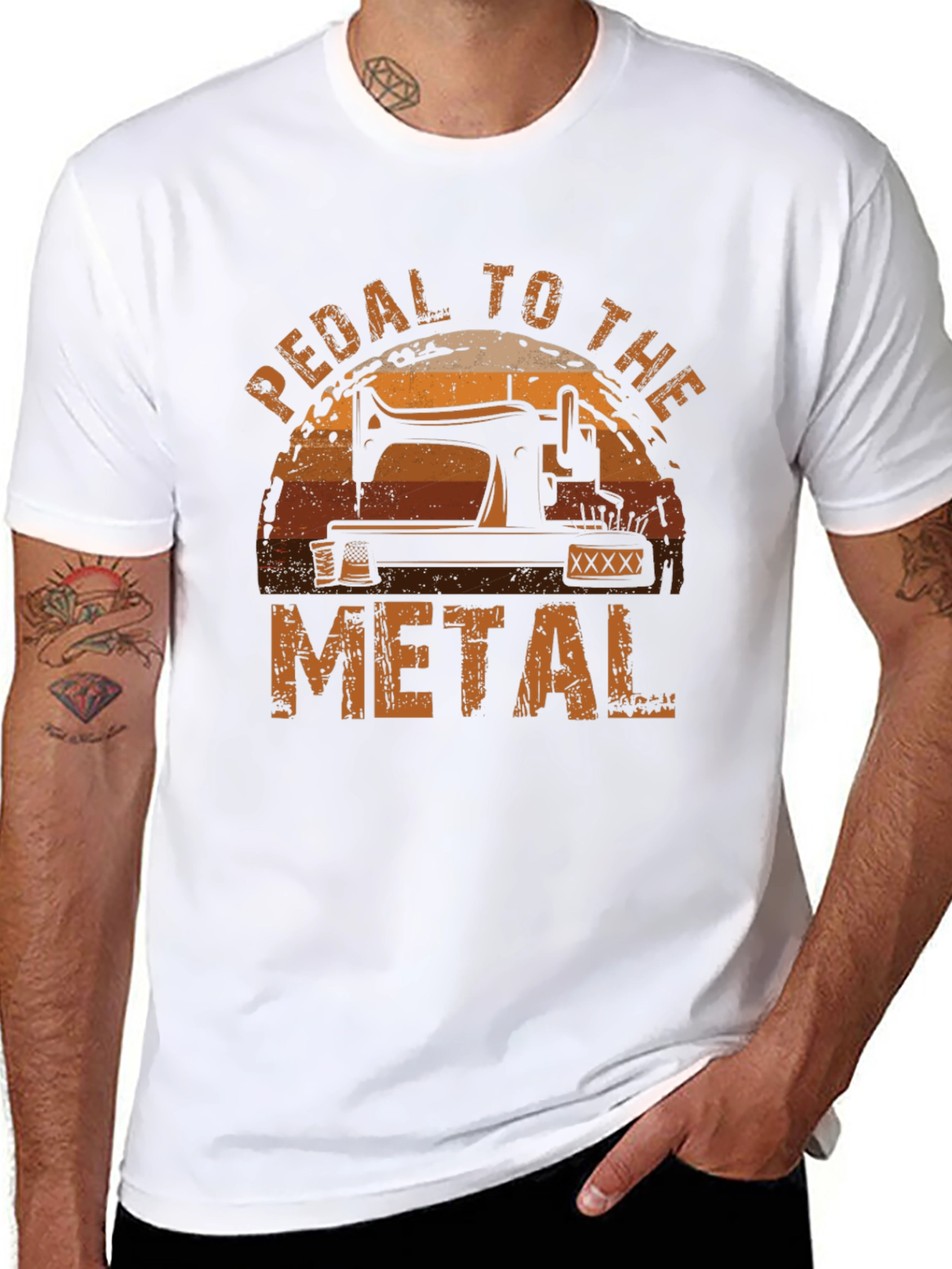 Pedal to the Metal Sewing T-Shirt