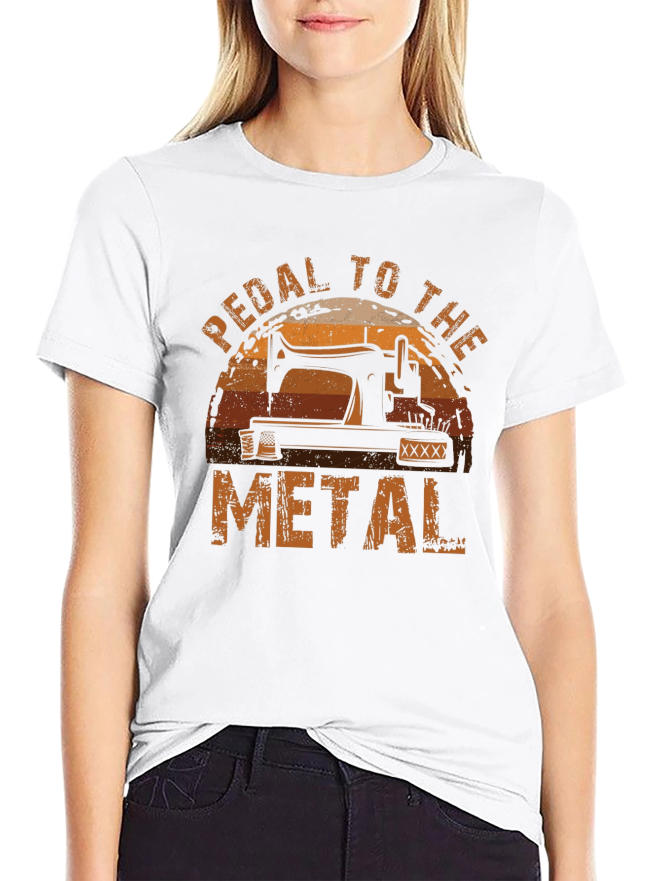 Pedal to the Metal Sewing T-Shirt