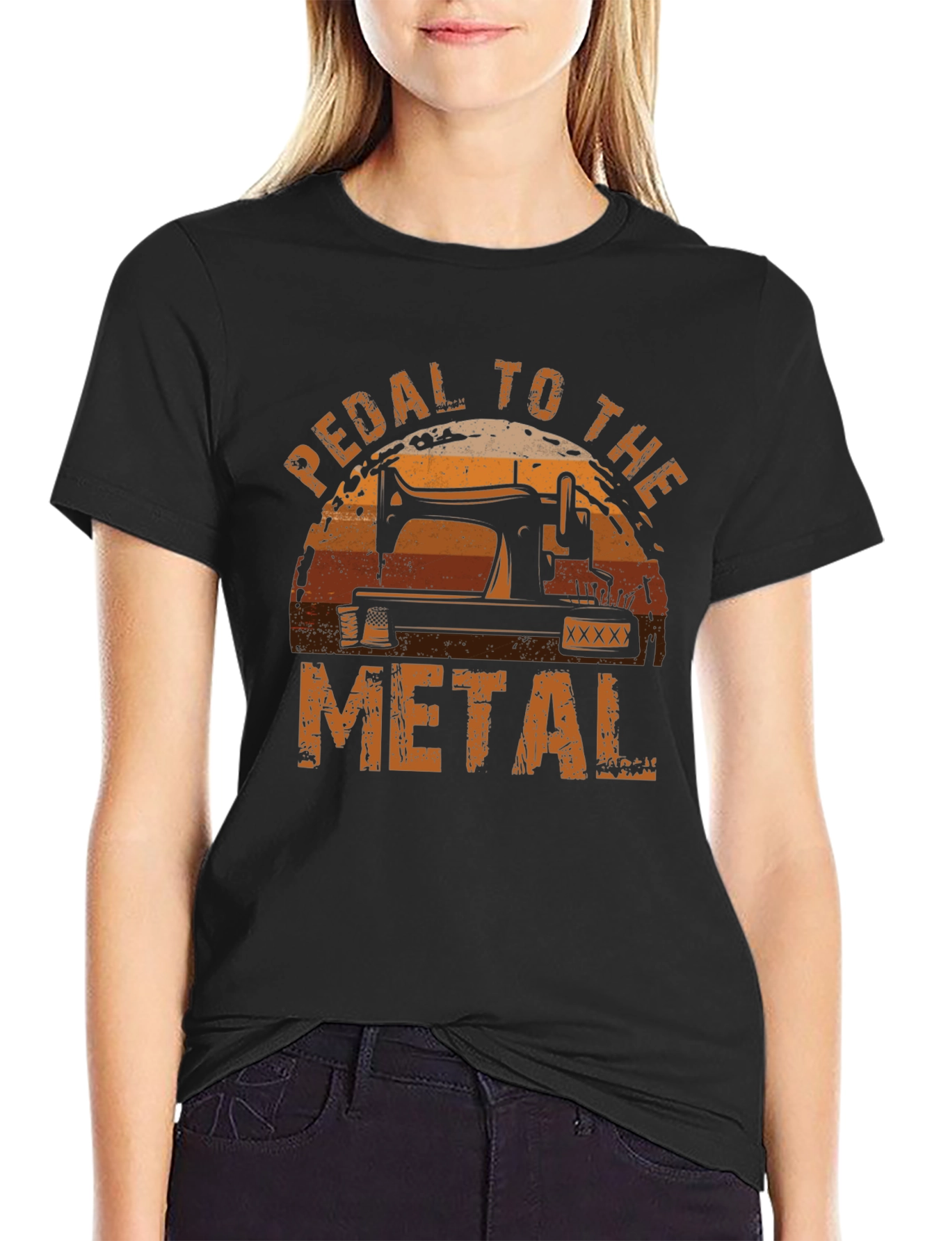 Pedal to the Metal Sewing T-Shirt
