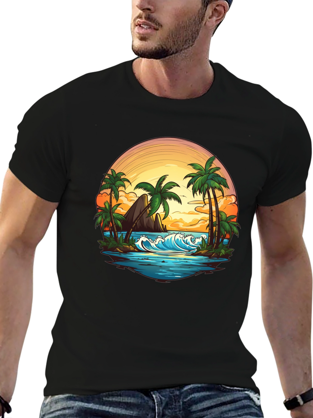 Tropical Beach T-Shirt