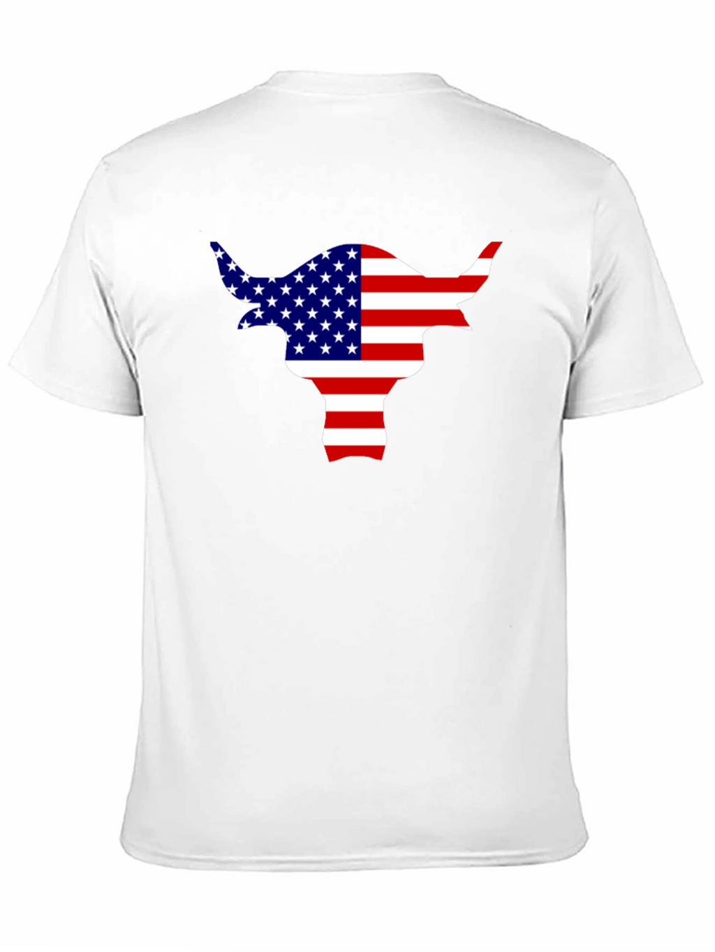 American Flag Bull T-Shirt
