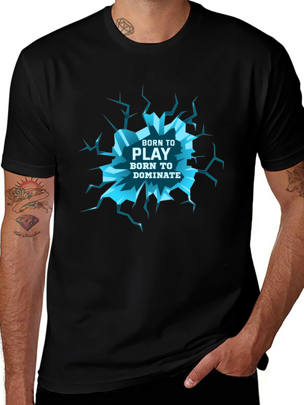 Born to Play T-Shirt - Dominate Gaming Style
