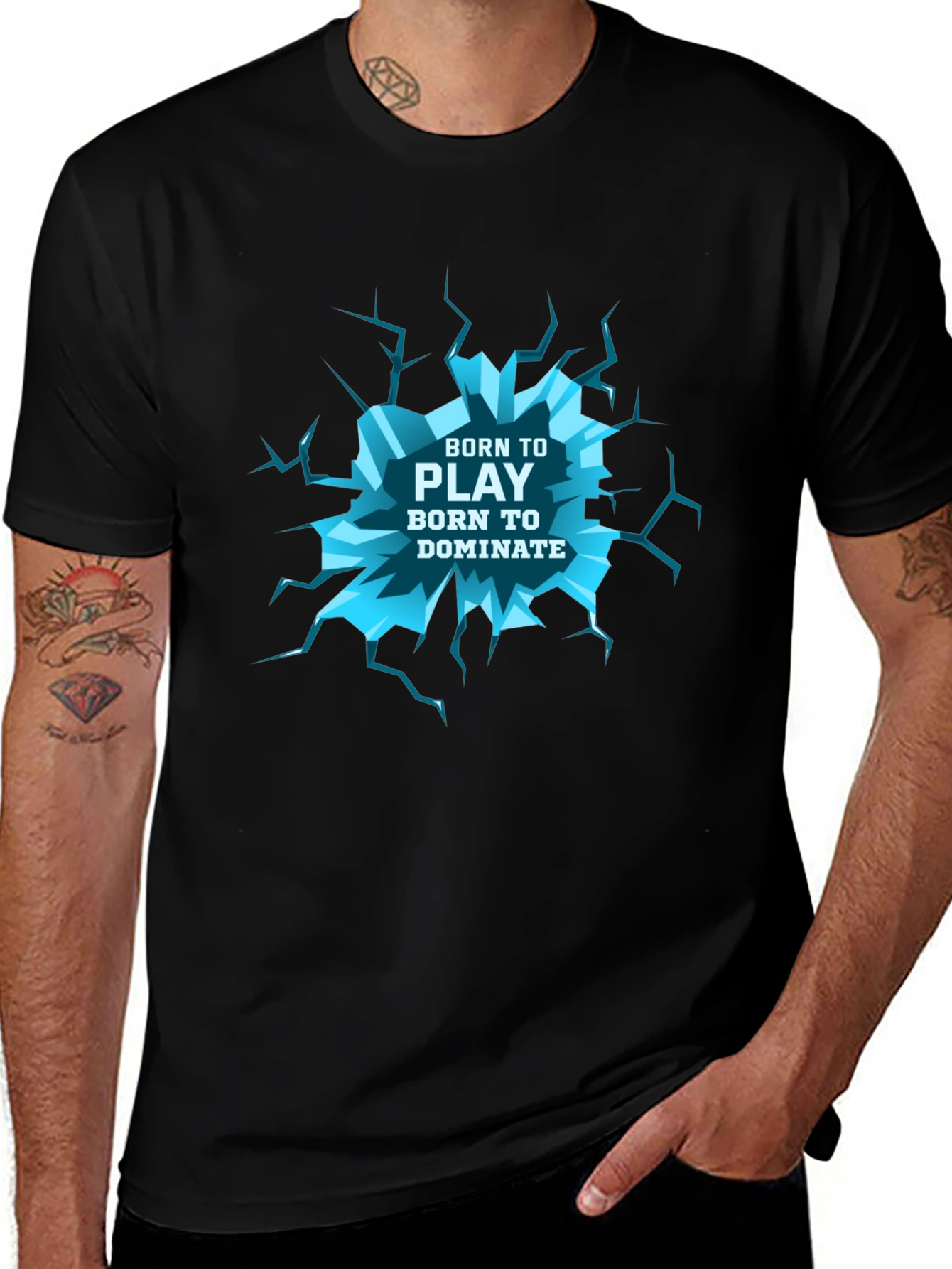 Born to Play T-Shirt - Dominate Gaming Style