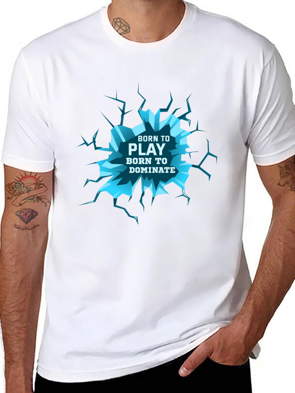 Born to Play T-Shirt - Dominate Gaming Style