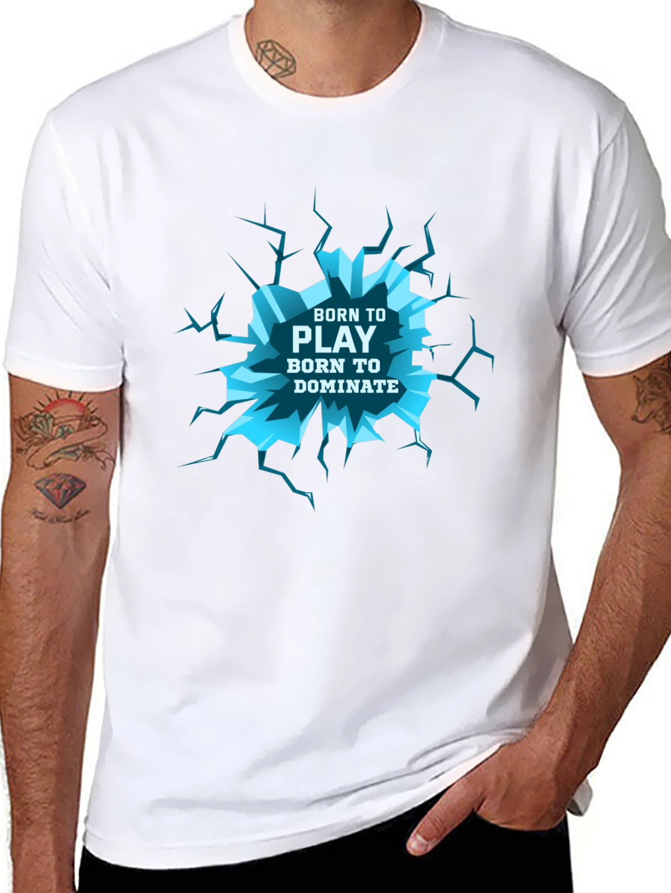 Born to Play T-Shirt - Dominate Gaming Style