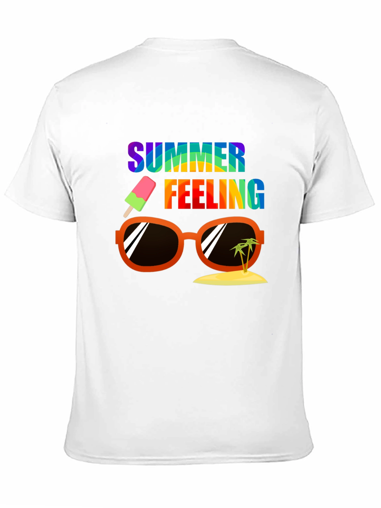 Summer Feeling Graphic Tee - Casual Vacation Shirt
