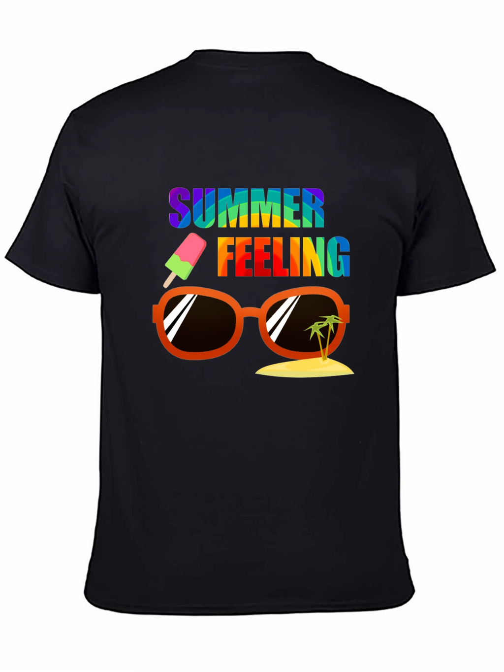 Summer Feeling Graphic Tee - Casual Vacation Shirt