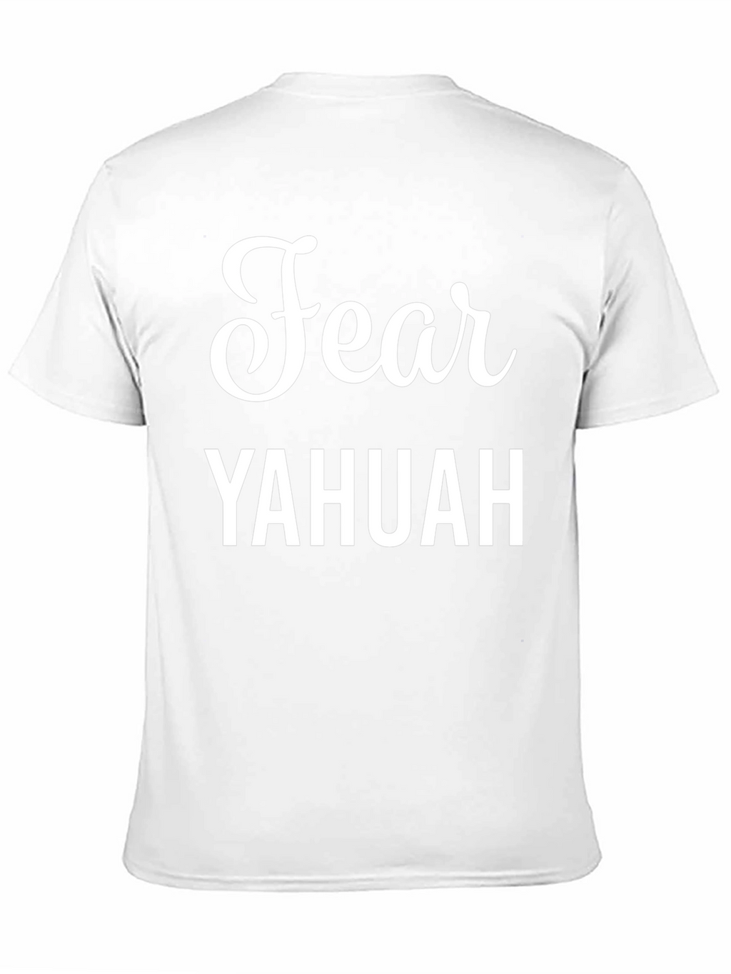 Fear YAHUAH Black T-Shirt - Christian Apparel