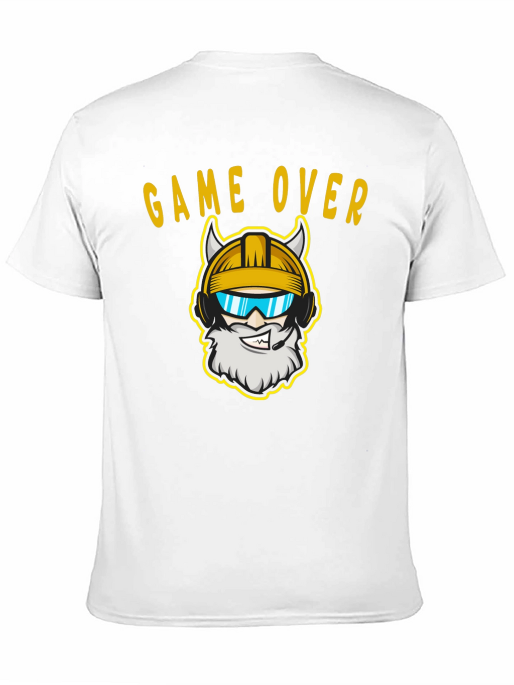 Game Over Viking Gamer Black T-Shirt
