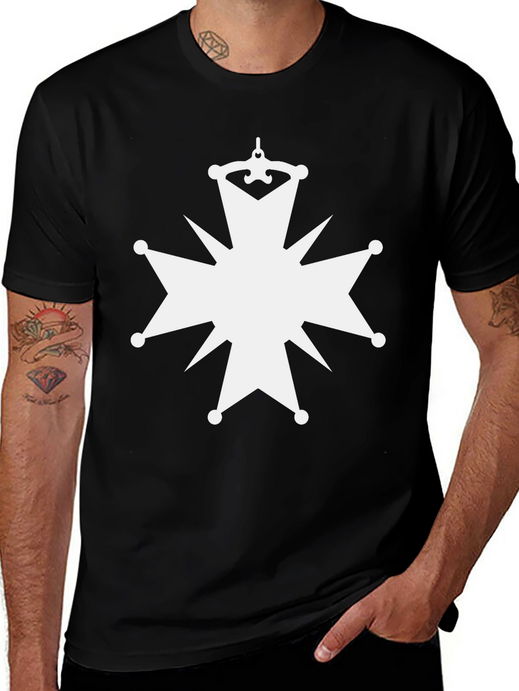 Emblem Tee - Stylish Black Shirt