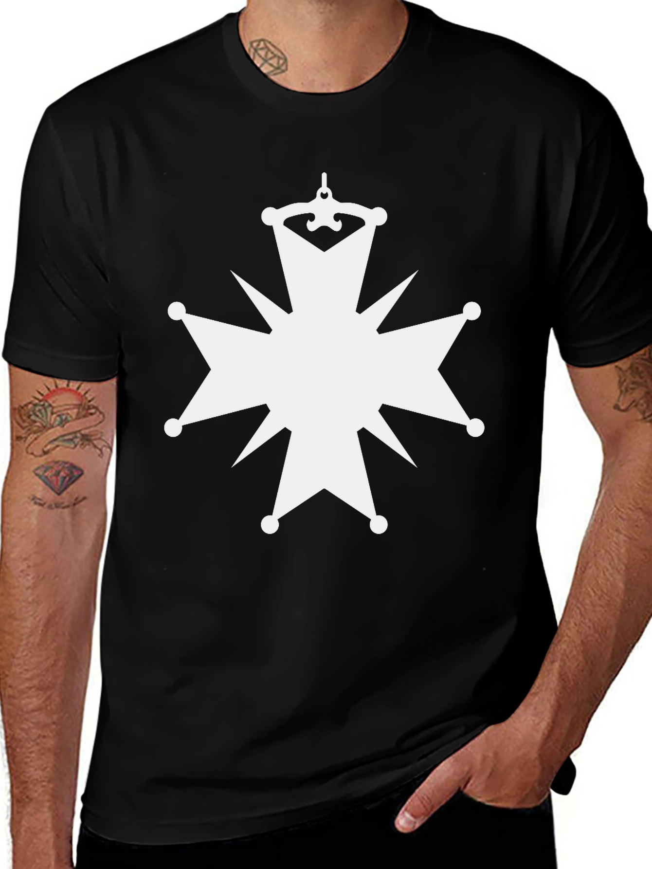Emblem Tee - Stylish Black Shirt