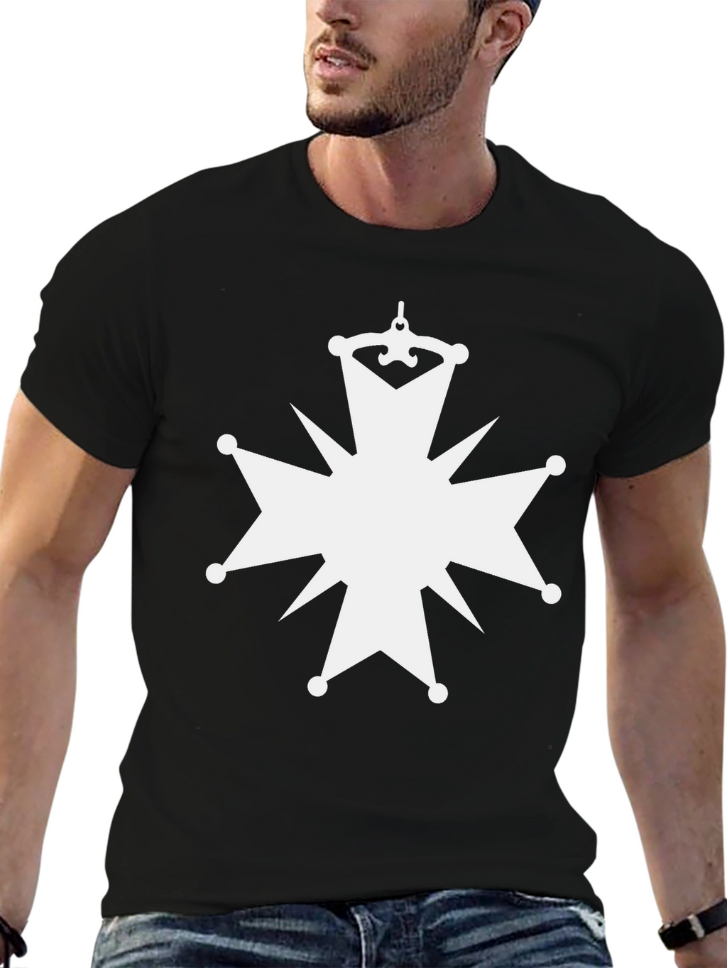 Emblem Tee - Stylish Black Shirt