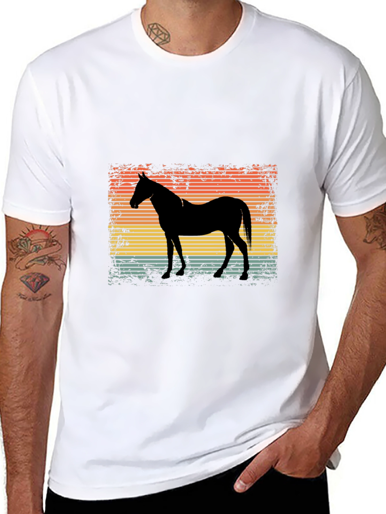Retro Horse Silhouette Tee