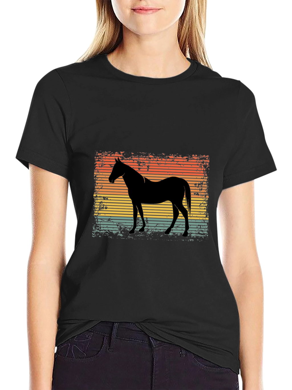 Retro Horse Silhouette Tee