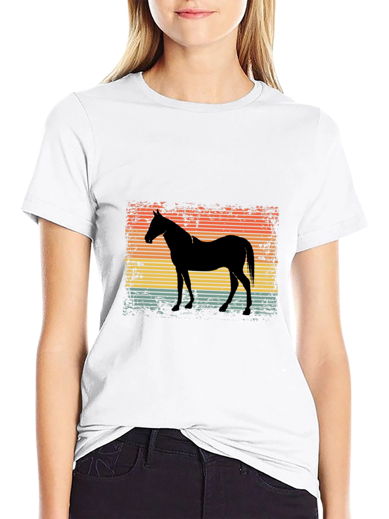 Retro Horse Silhouette Tee