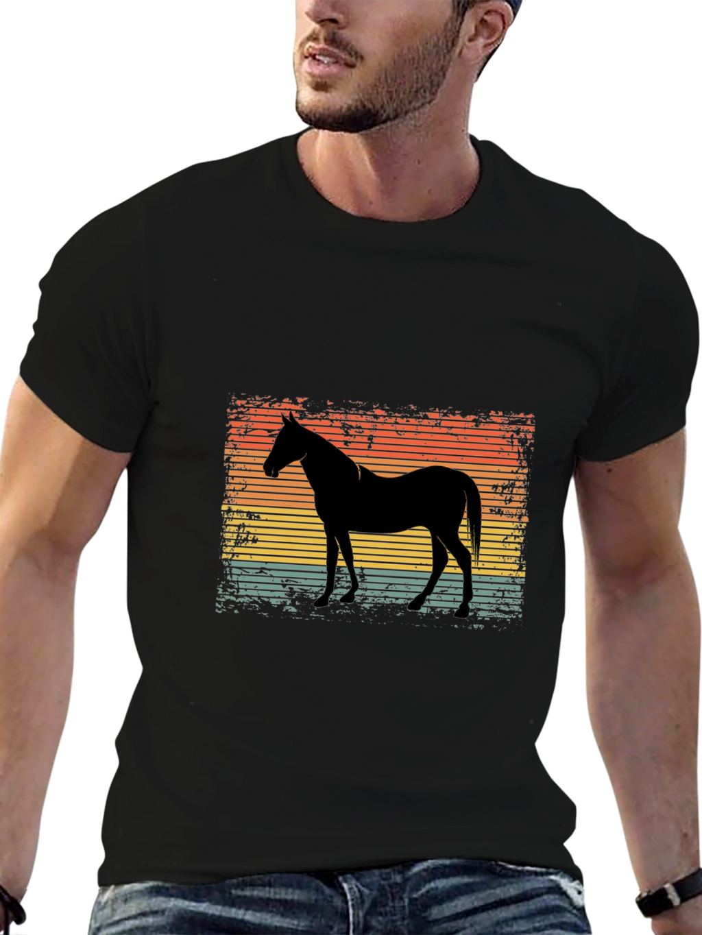 Retro Horse Silhouette Tee