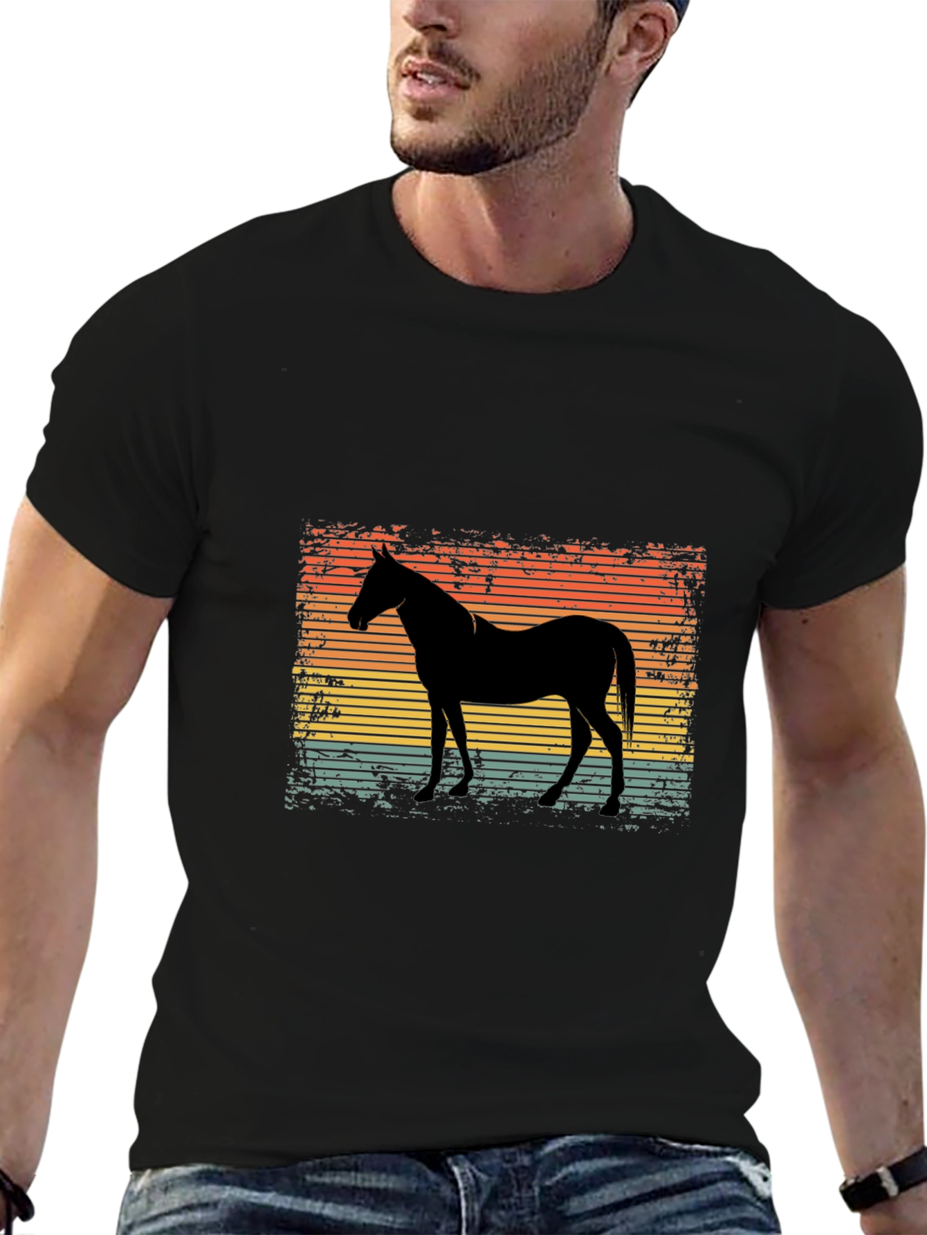 Retro Horse Silhouette Tee