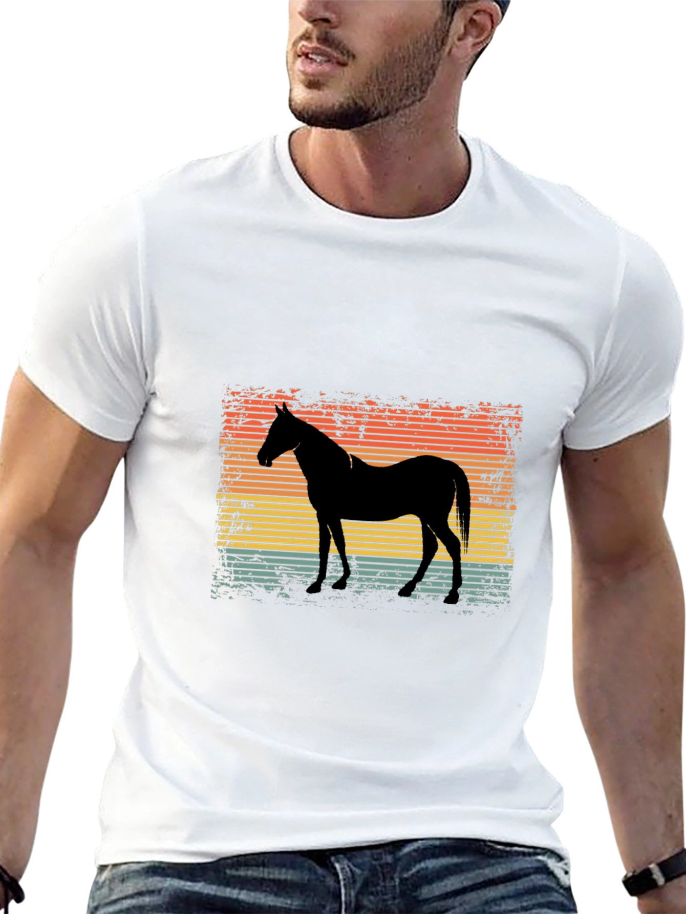 Retro Horse Silhouette Tee