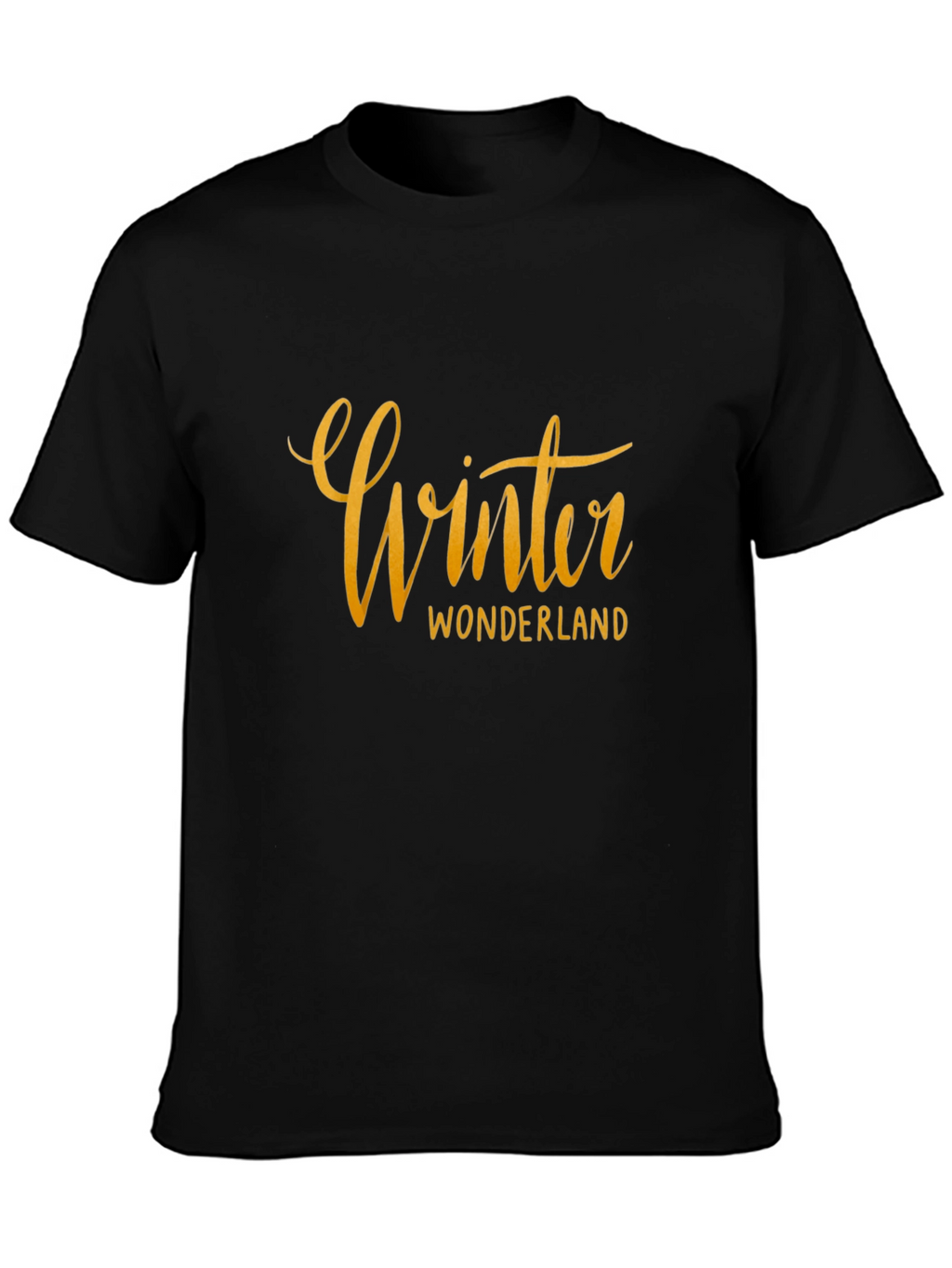 Winter Wonderland Black Graphic Tee