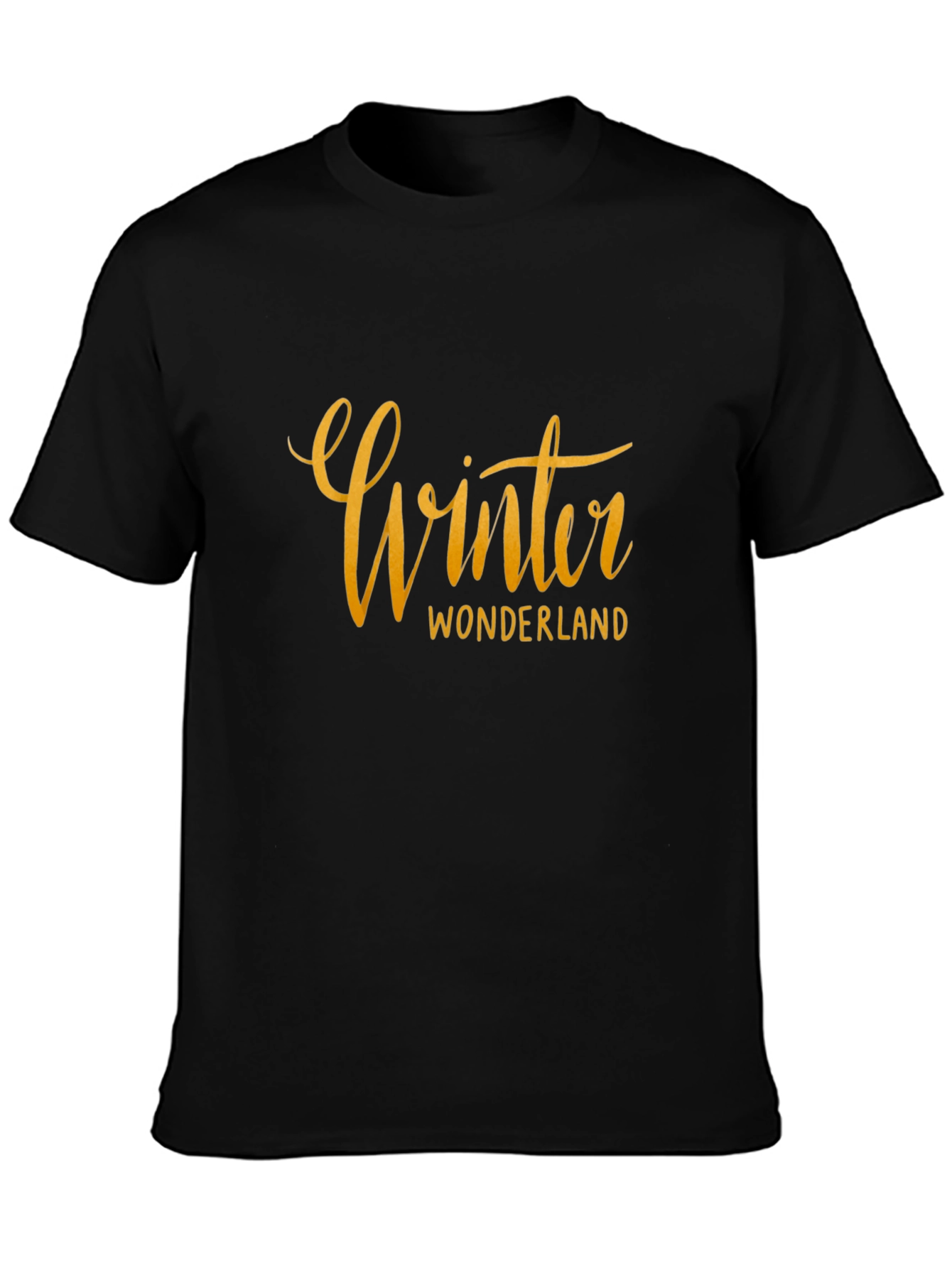 Winter Wonderland Black Graphic Tee