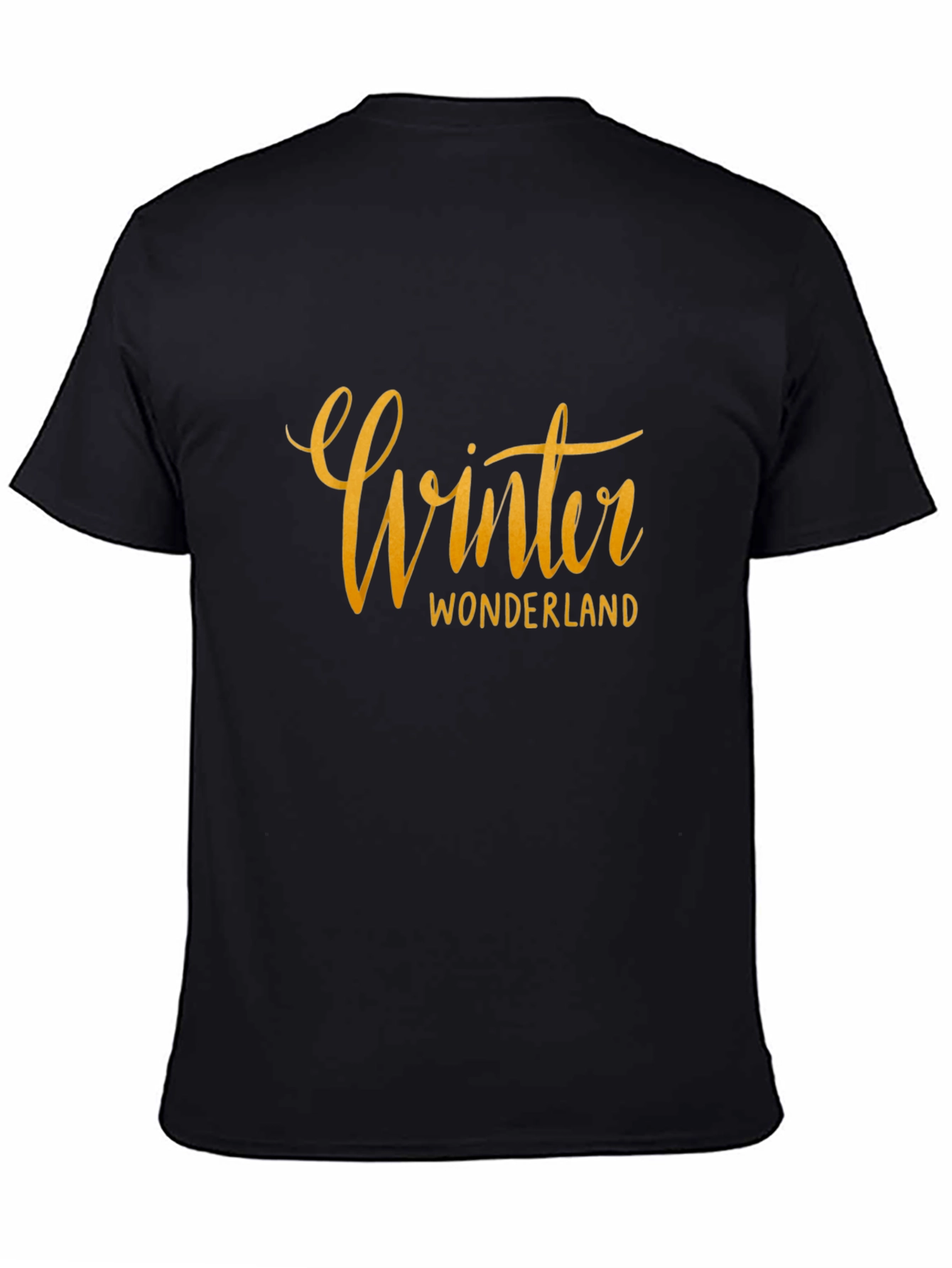 Winter Wonderland Black Graphic Tee