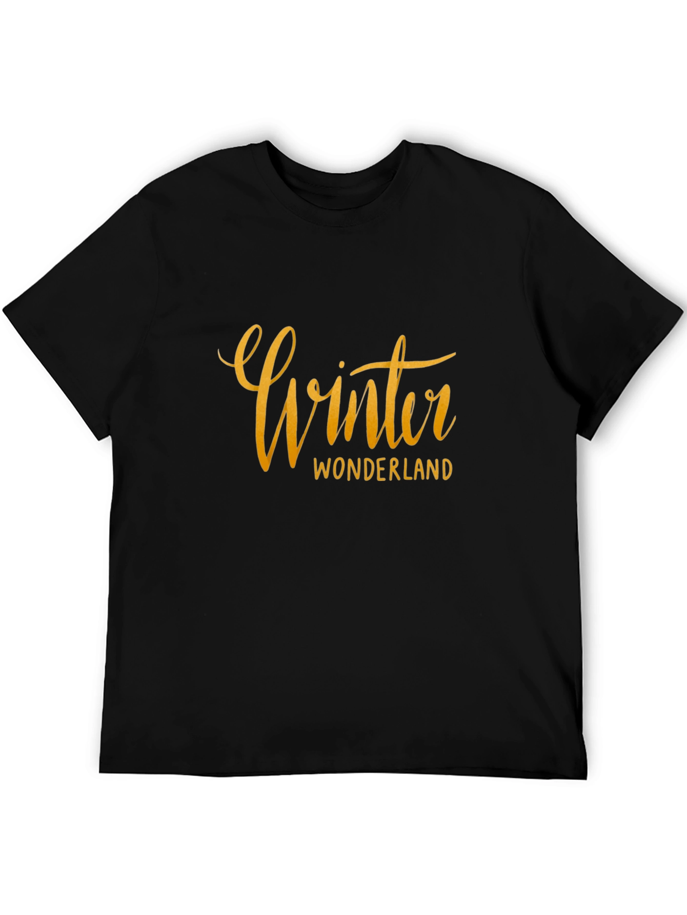 Winter Wonderland Black Graphic Tee