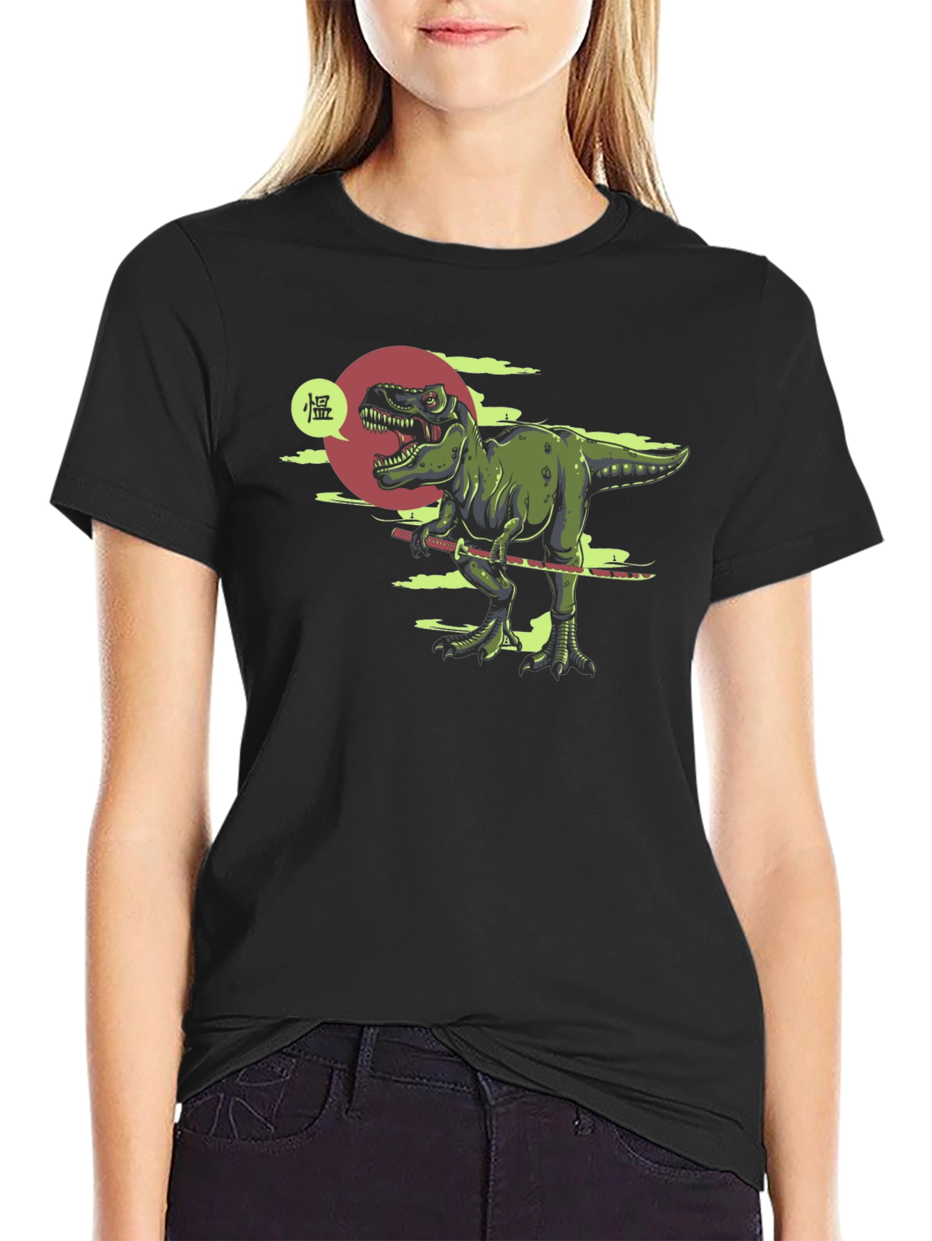 Samurai T-Rex Graphic Tee