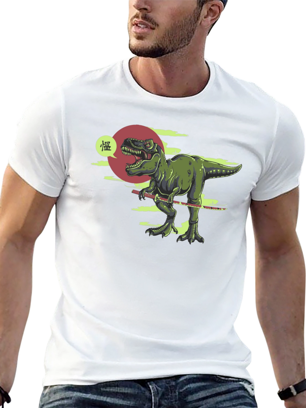 Samurai T-Rex Graphic Tee
