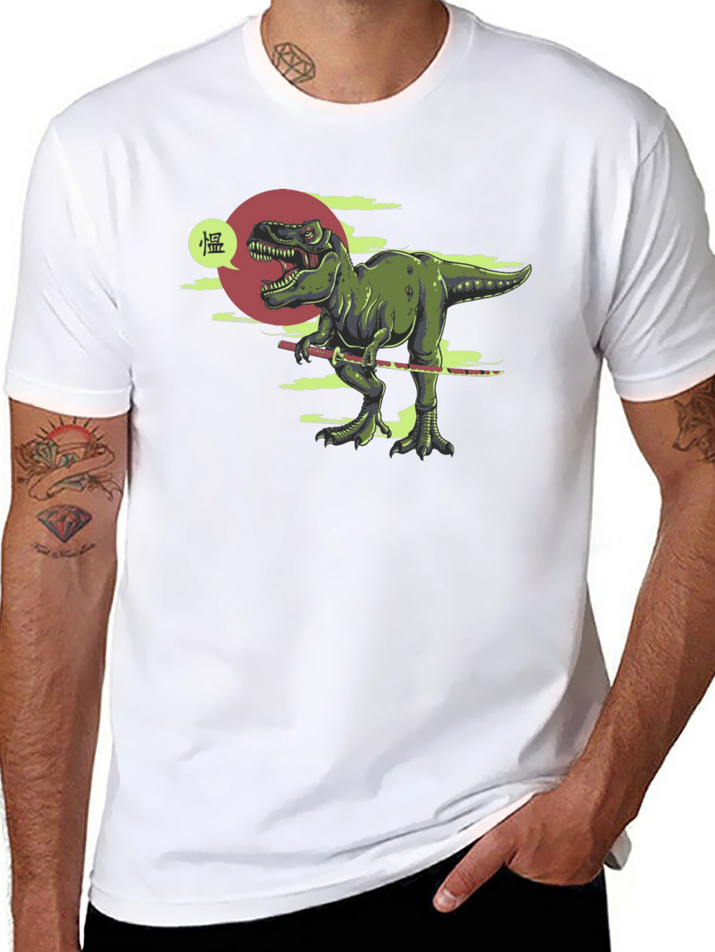 Samurai T-Rex Graphic Tee
