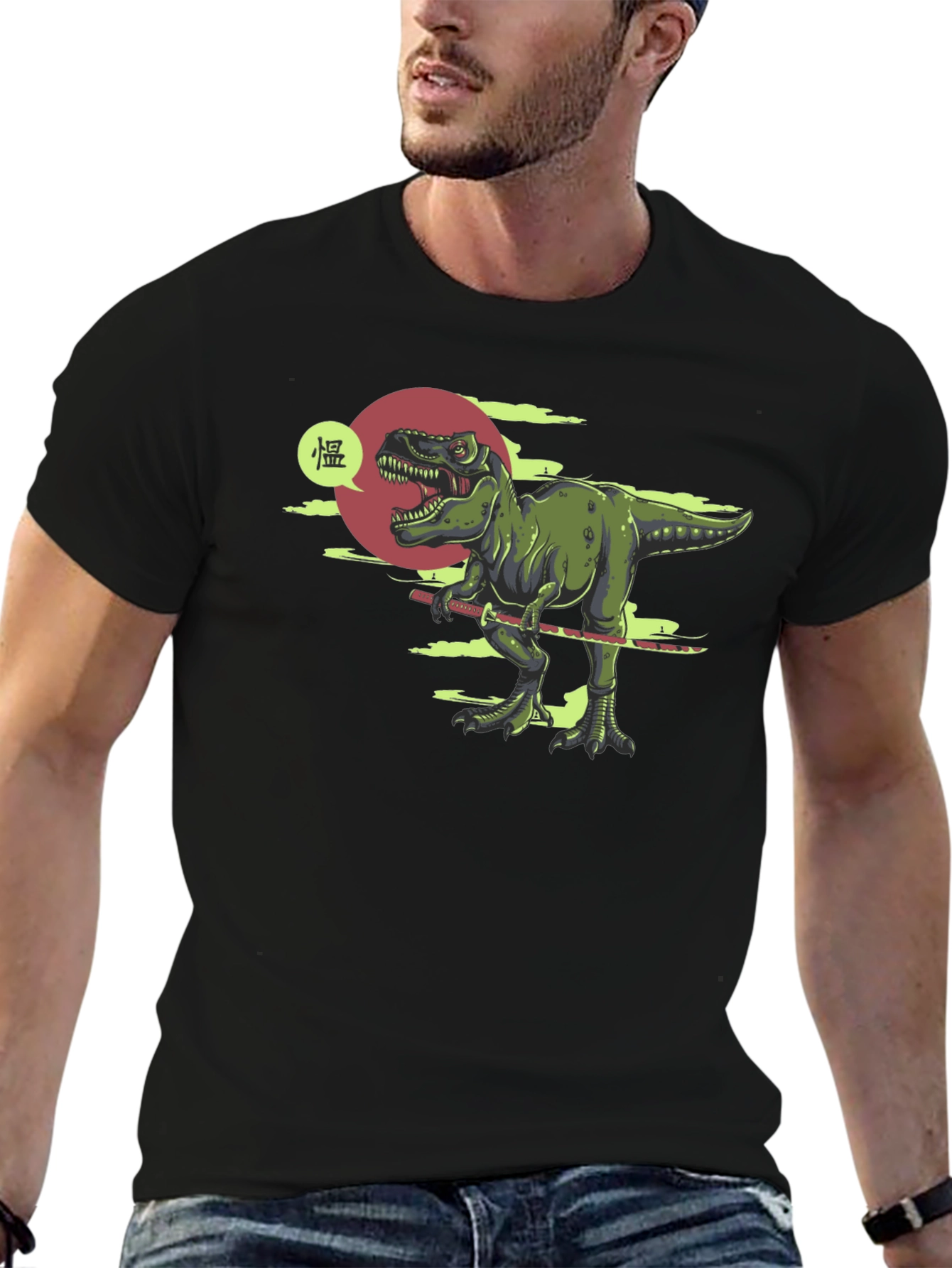 Samurai T-Rex Graphic Tee