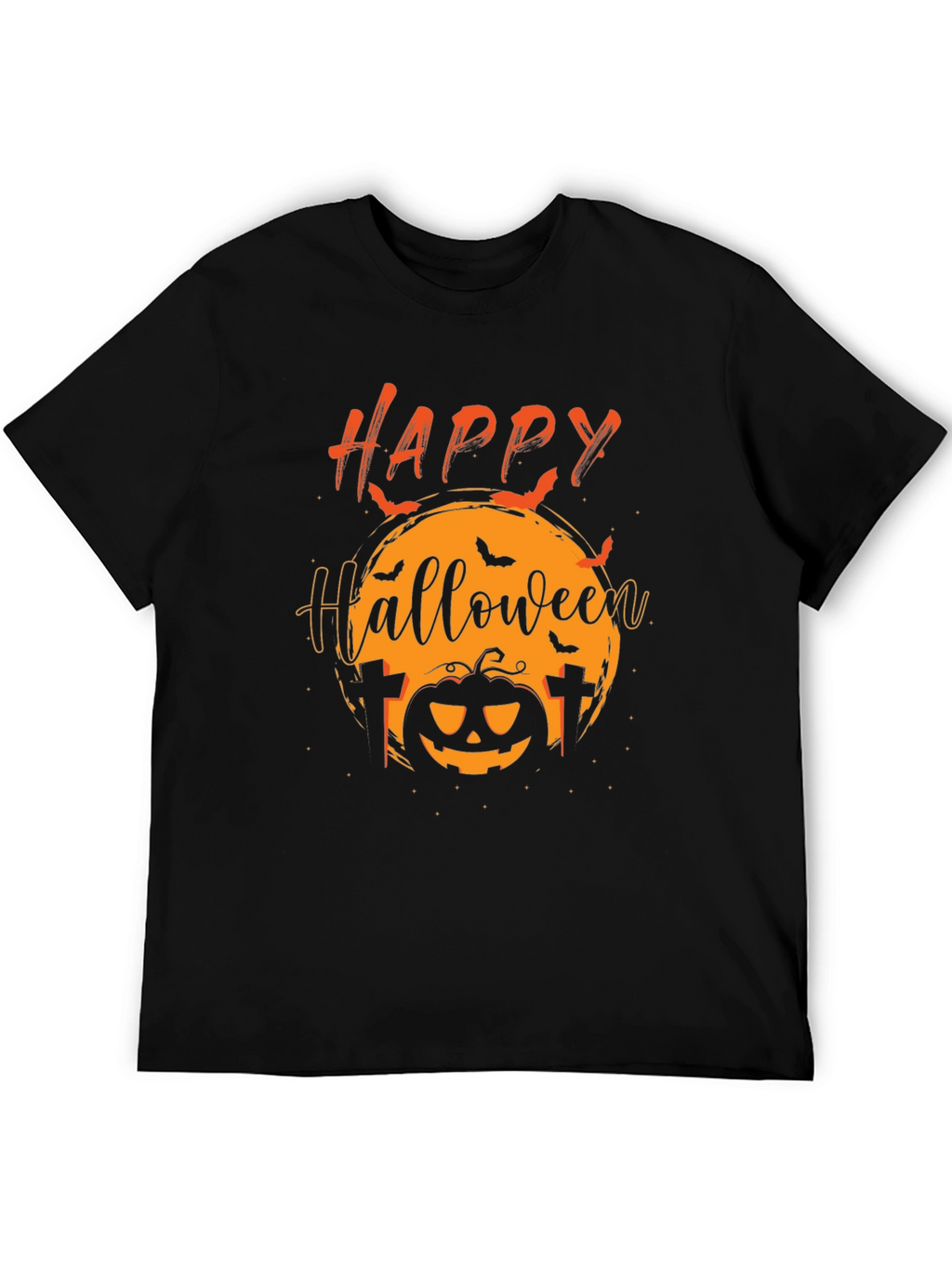 Happy Halloween Graphic Tee - Spooky Season Shirt