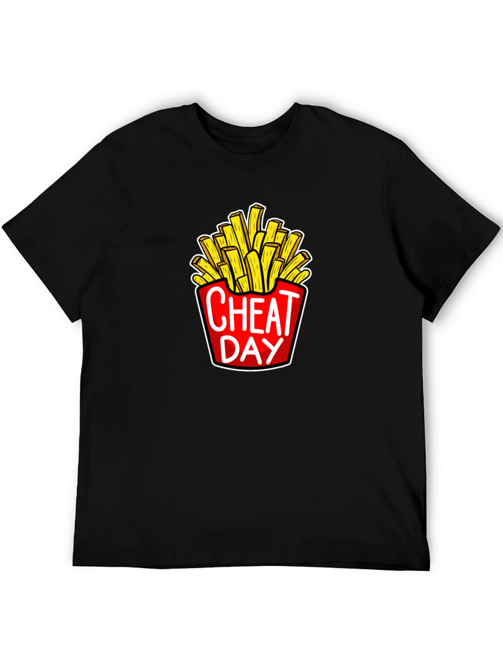 Cheat Day French Fries Graphic Tee - Unisex